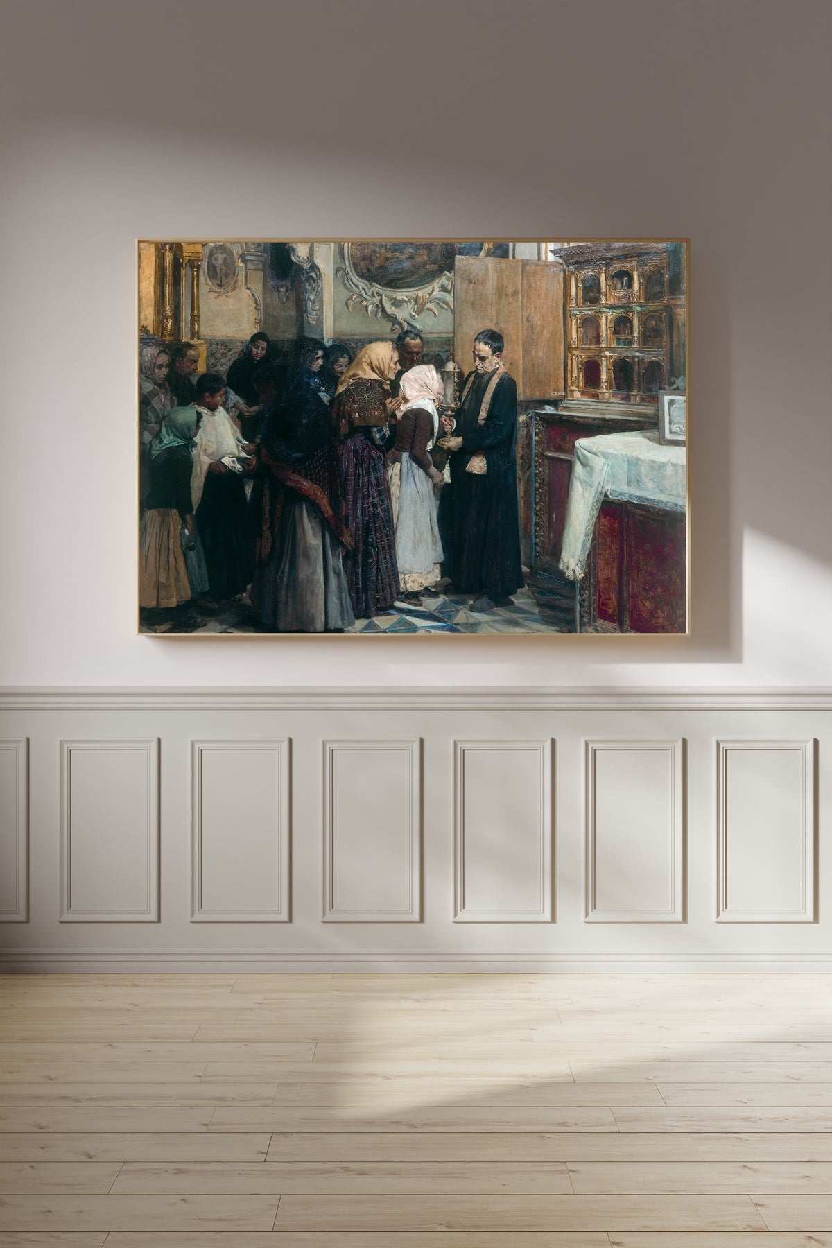 Joaquín Sorolla — Kissing the Relic | Fine Art Print