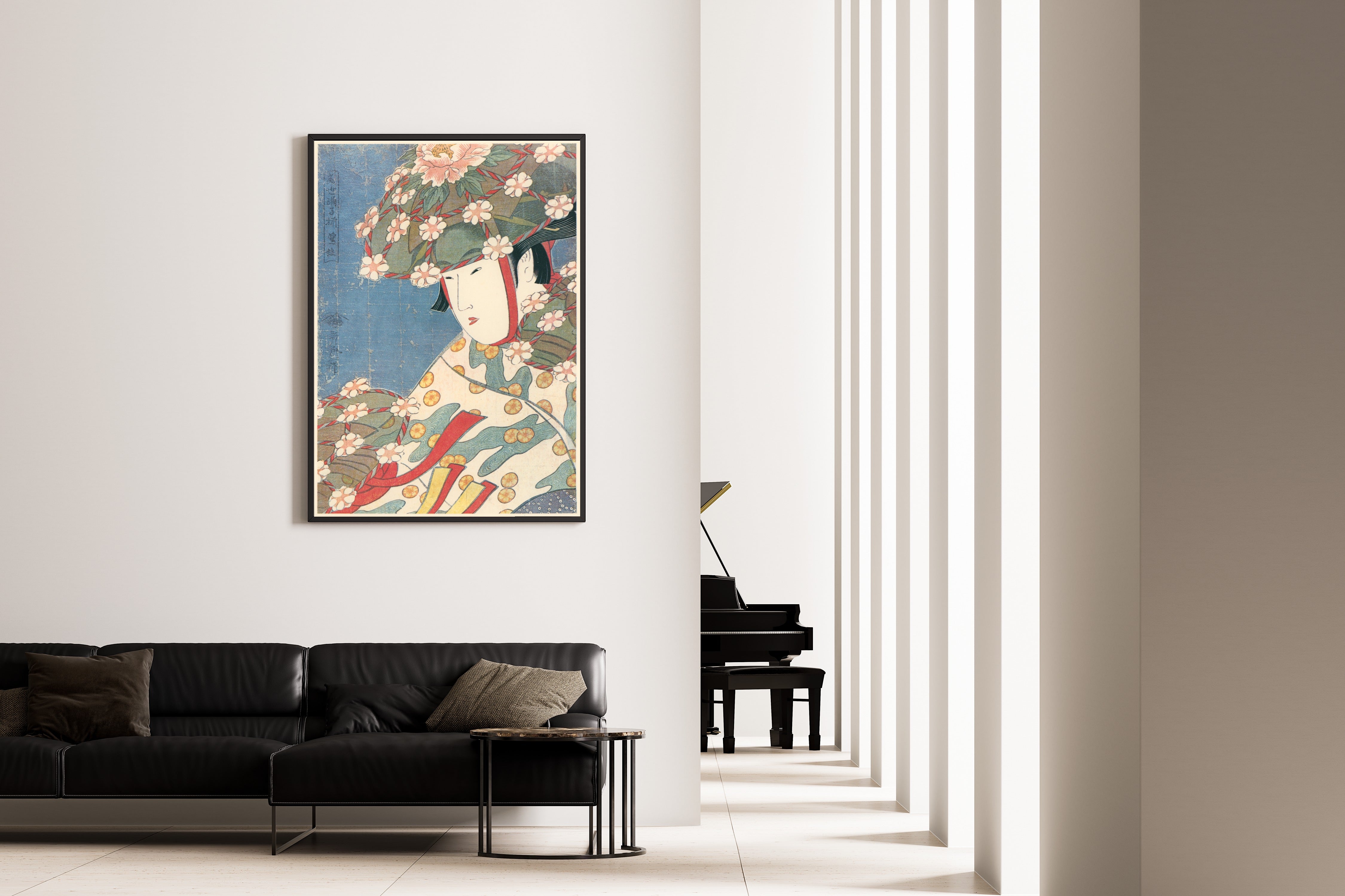 Kitagawa Utamaro — Modern Dancers – Heron Girl | Japanese Woodblock Print (Ukiyo-e)