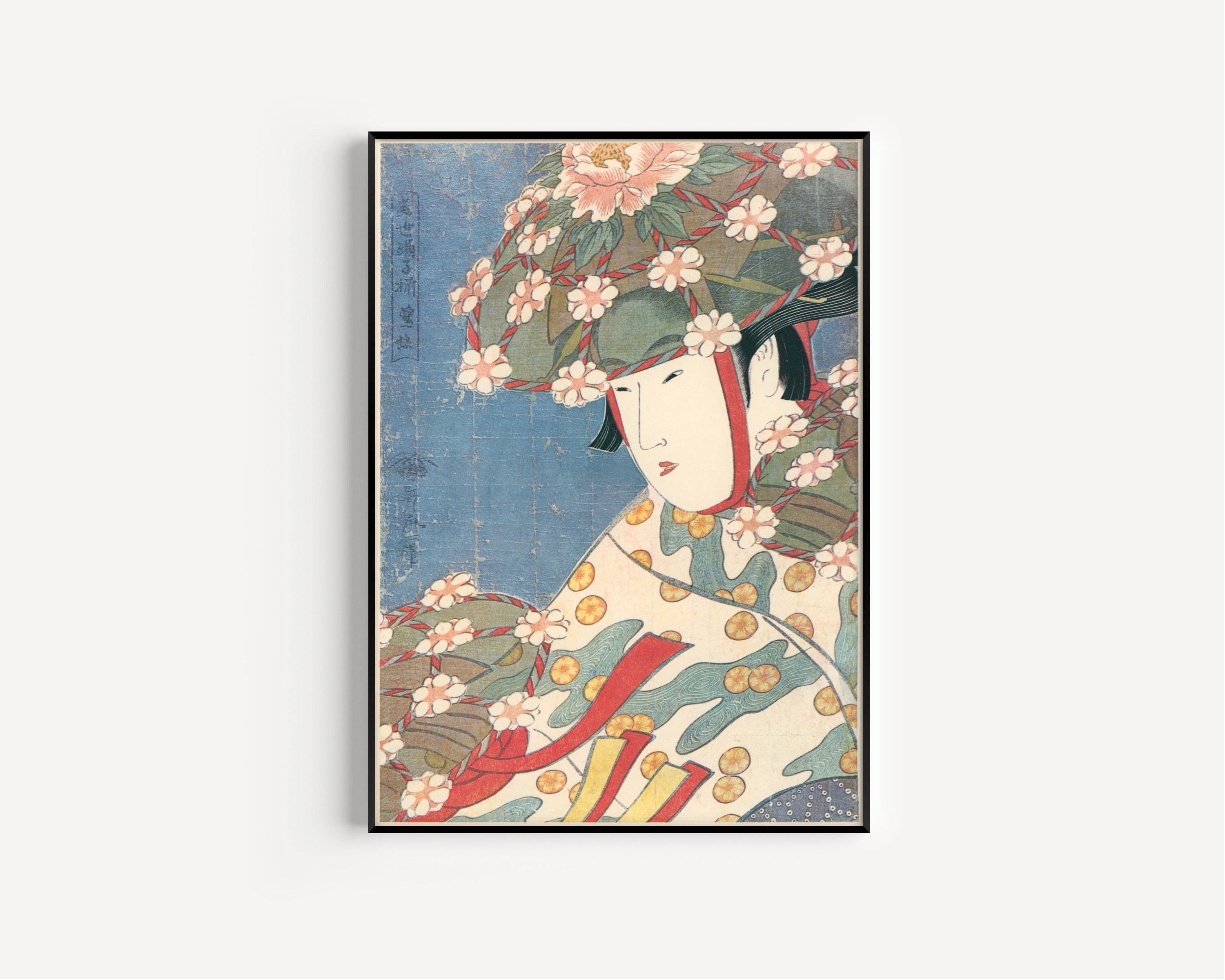 Kitagawa Utamaro — Modern Dancers – Heron Girl | Japanese Woodblock Print (Ukiyo-e)