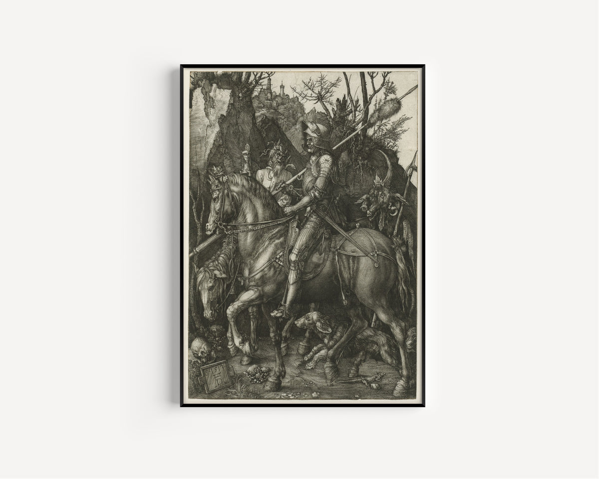 Albrecht Dürer — Knight, Death, and the Devil | Engraving Print