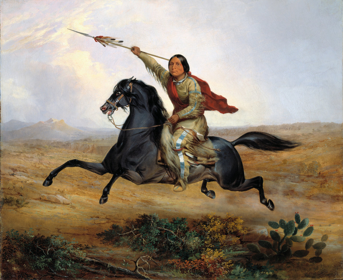 John Mix Stanley — Ko-rak-koo-kiss, a Towoccono Warrior | Western Art Print