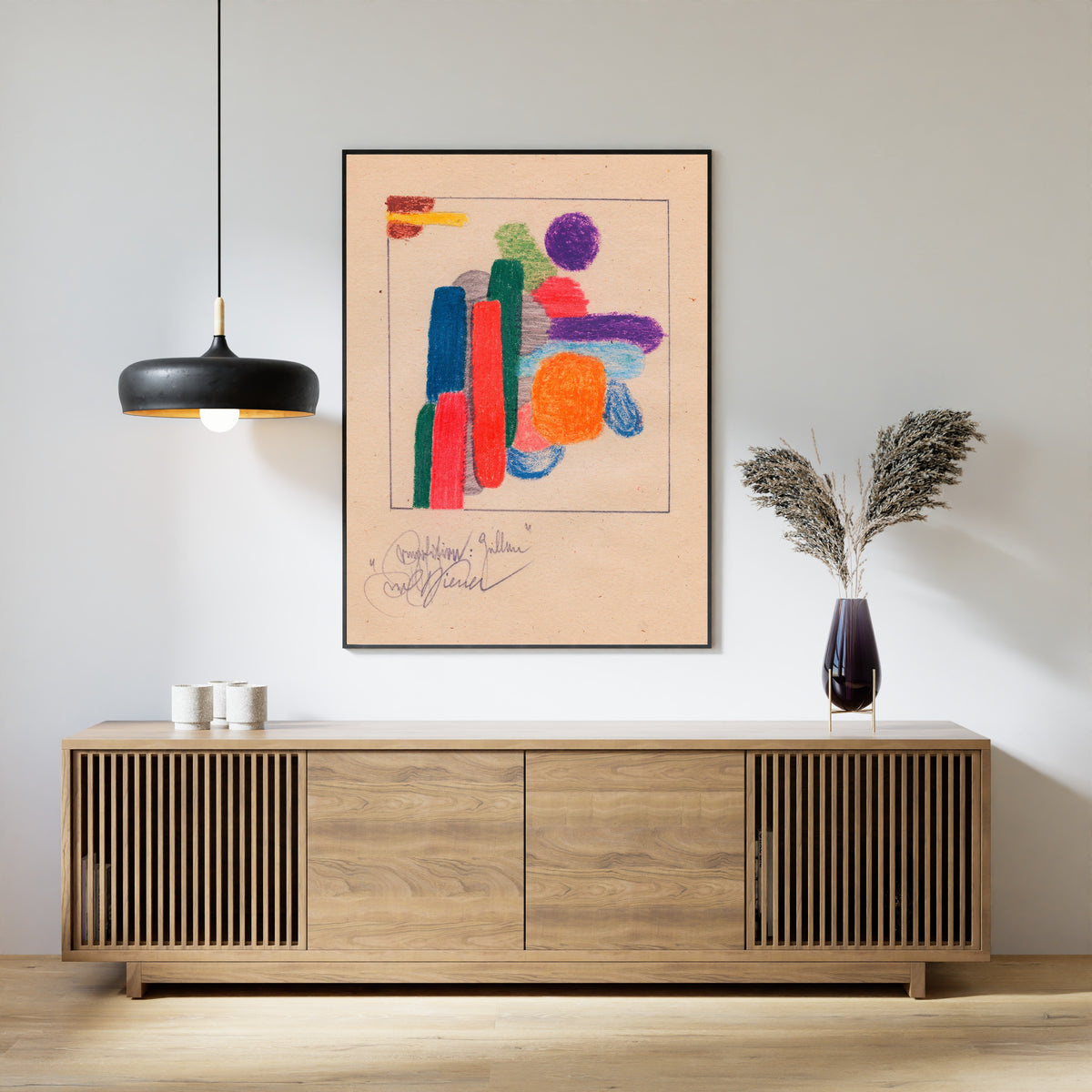 Karl Wiener — Komposition: Zellen (Composition: Cells) | Abstract Art Print