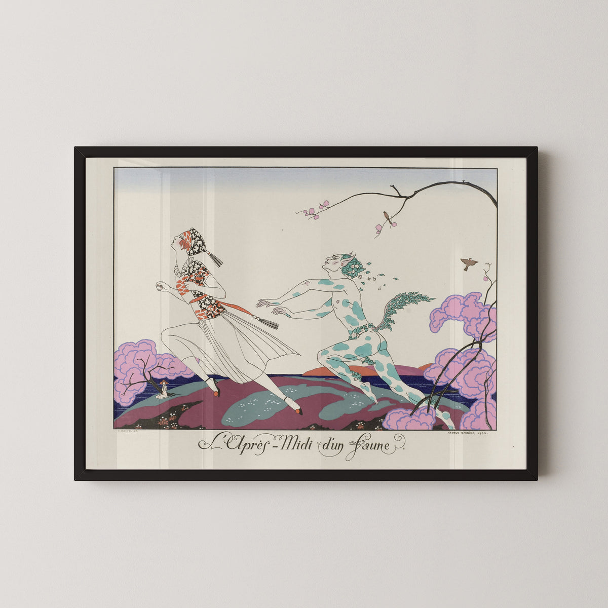 George Barbier — L'Après-midi d'un faune | Art Deco Fashion Print