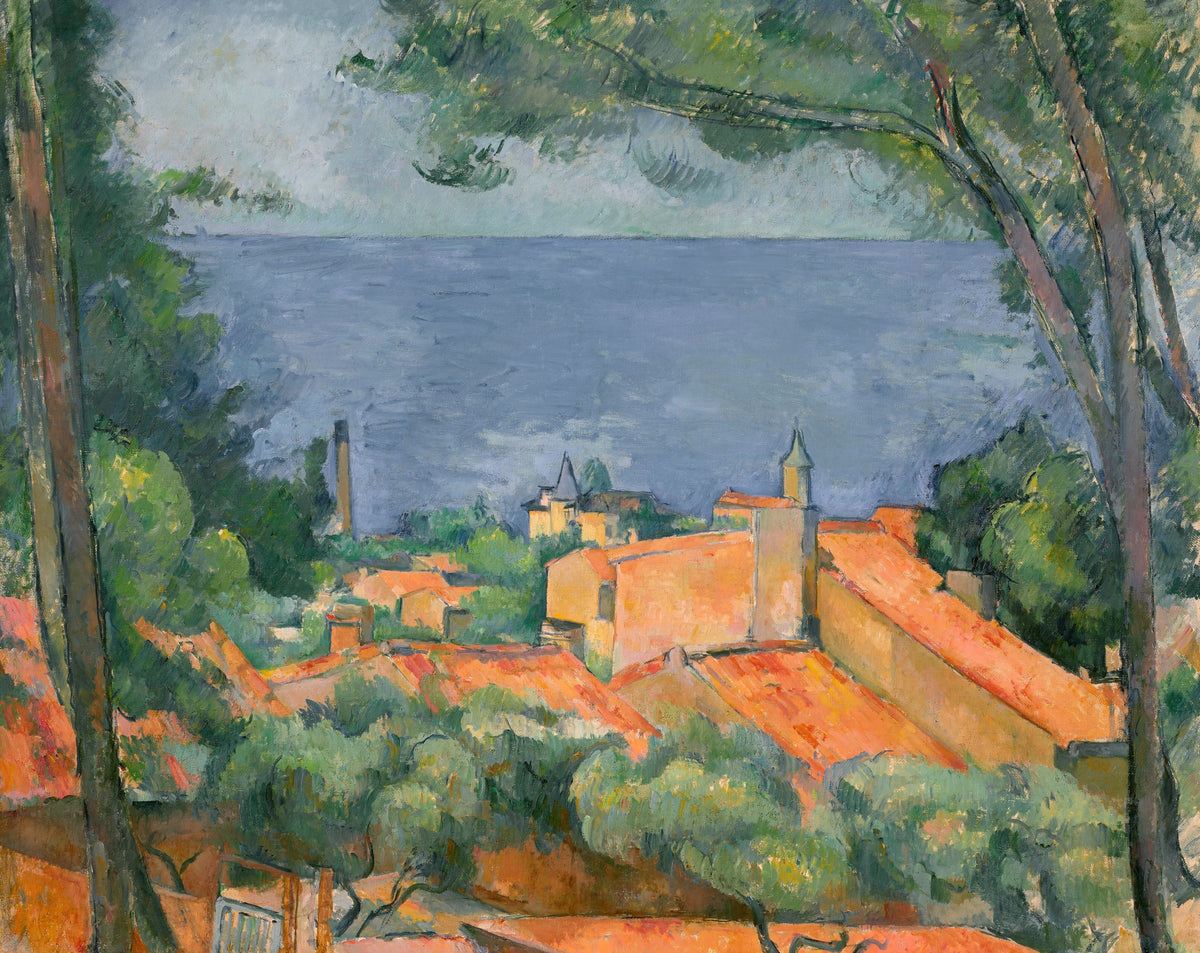 Paul Cezanne — L'Estaque with Red Roofs | Fine Art Print