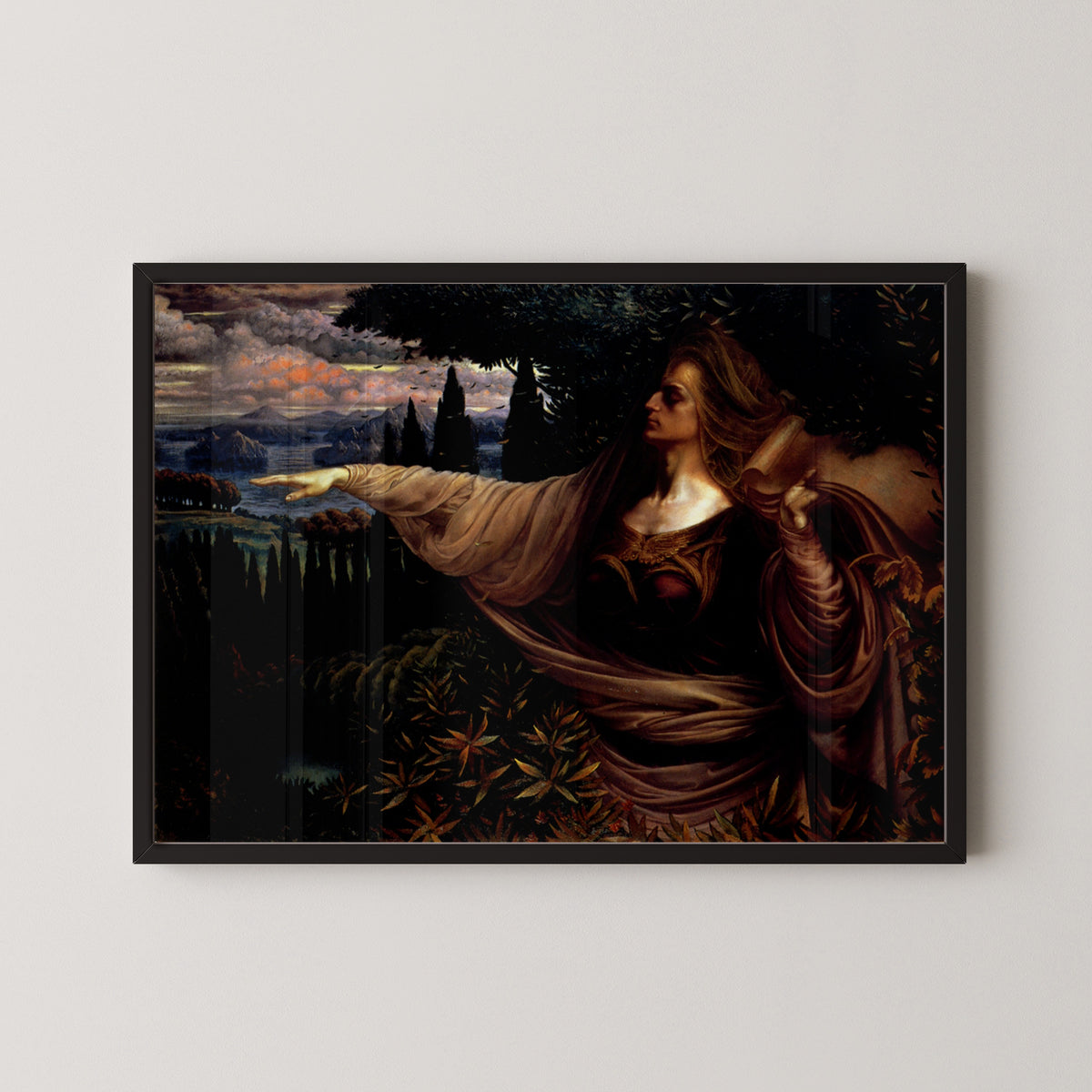 Jean Delville — The Oracle at Dodona (L'Oracle à Dodone) | Symbolist Art Print