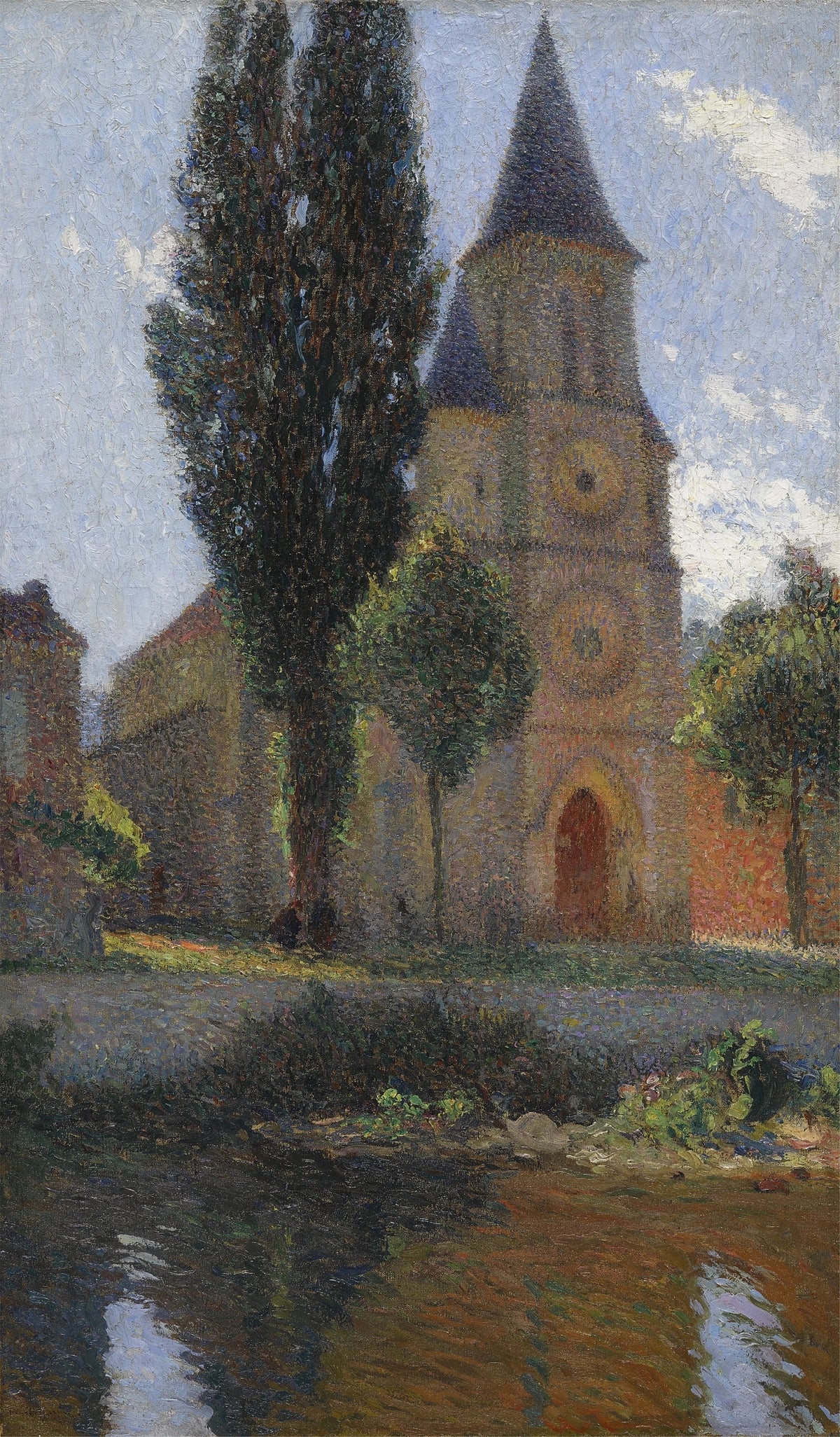 Henri Martin — L'Église de Labastide-du-Vert, un matin d'été | Pointillist Landscape Print