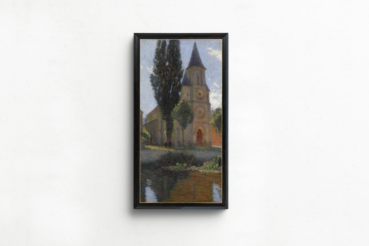 Henri Martin — L'Église de Labastide-du-Vert, un matin d'été | Pointillist Landscape Print