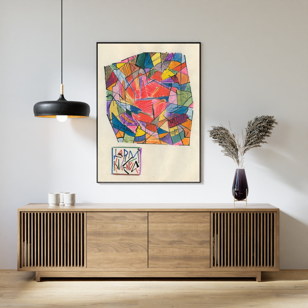Karl Wiener — Lärm (Noise) | Abstract Art Print
