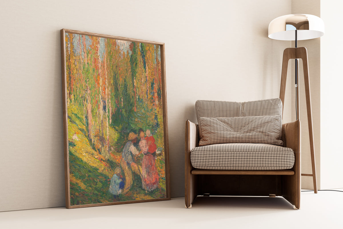 Henri Martin — L’Été, scène champêtre | Pointillist Landscape Print