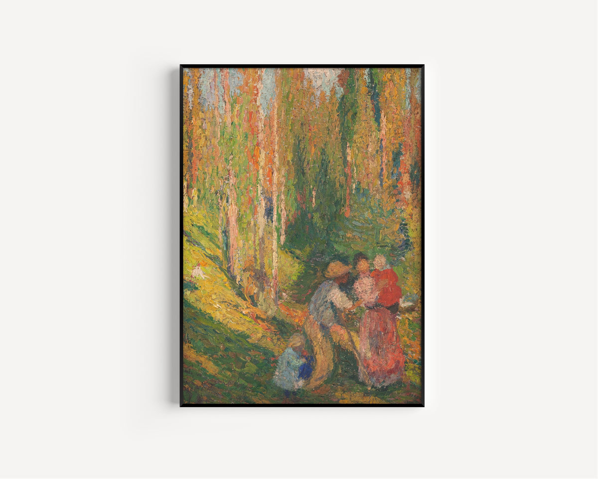 Henri Martin — L’Été, scène champêtre | Pointillist Landscape Print