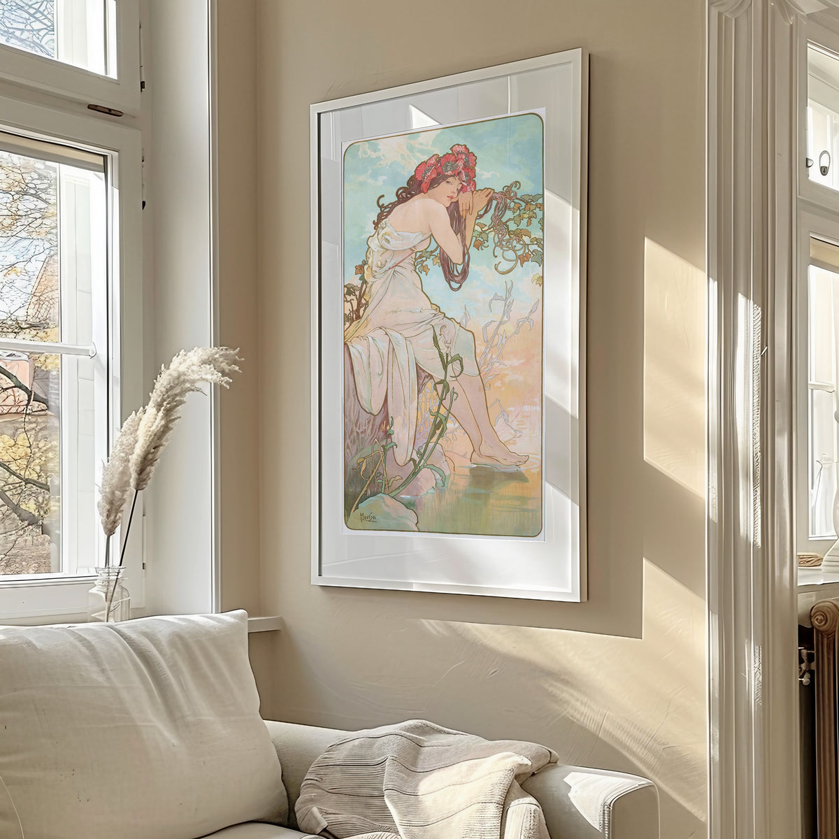 Alphonse Mucha — The Seasons: Summer | Art Nouveau Print