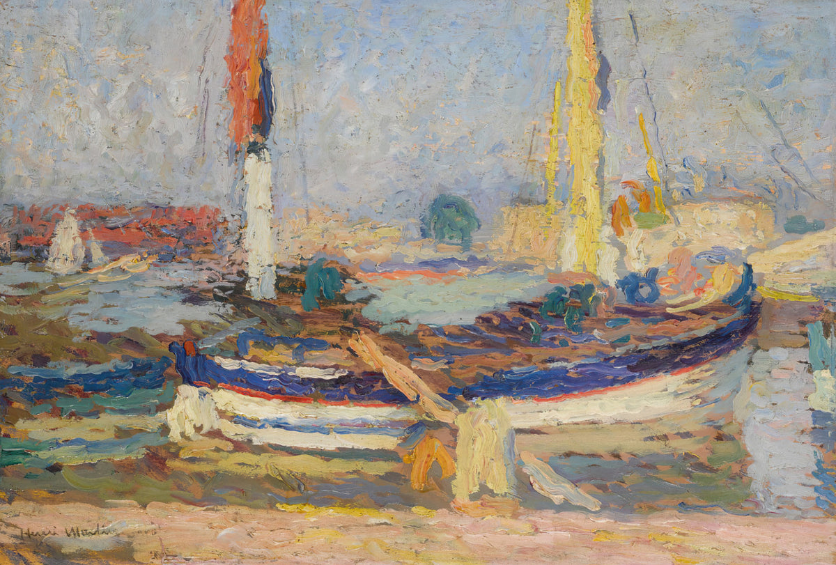 Henri Martin — La Barque | Pointillist Landscape Print