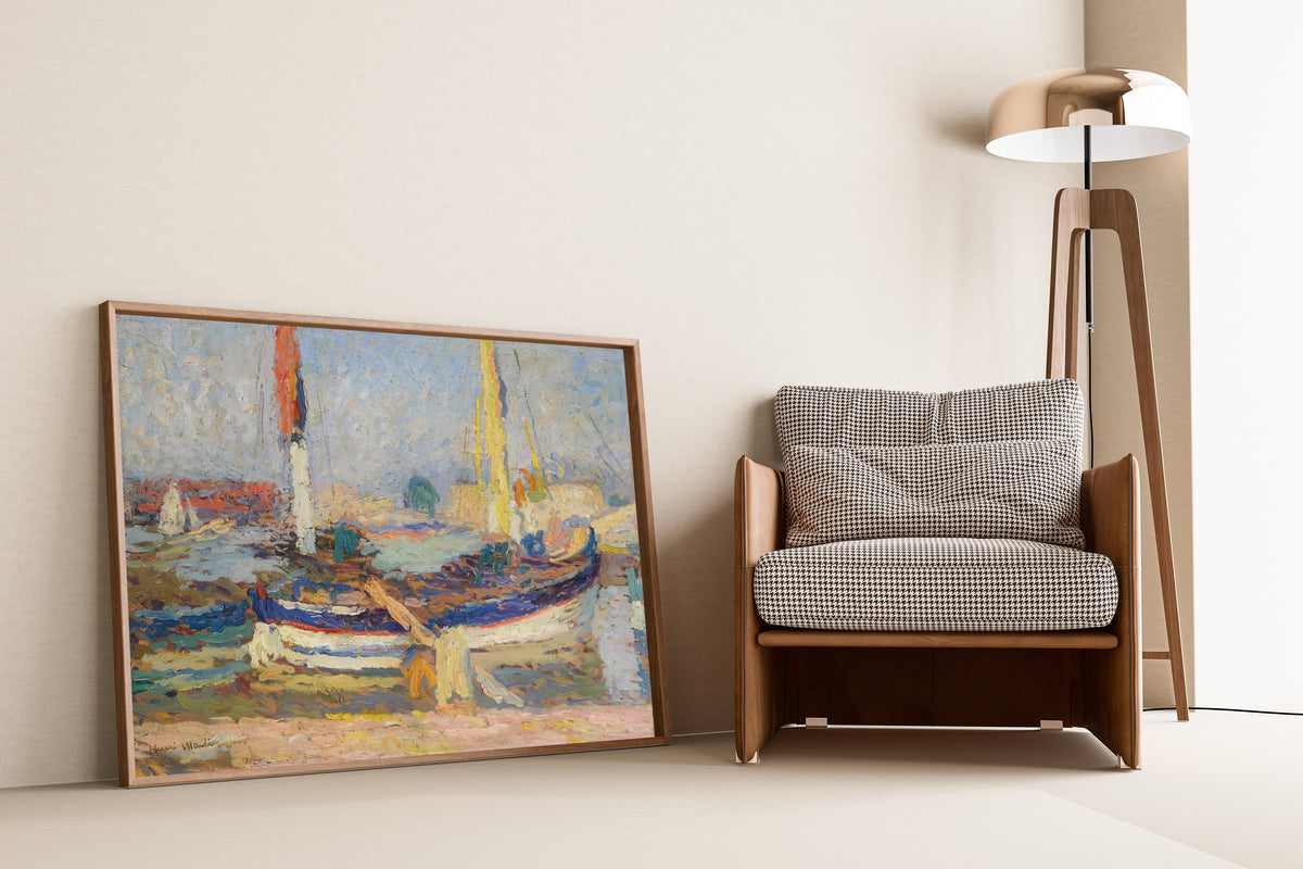 Henri Martin — La Barque | Pointillist Landscape Print