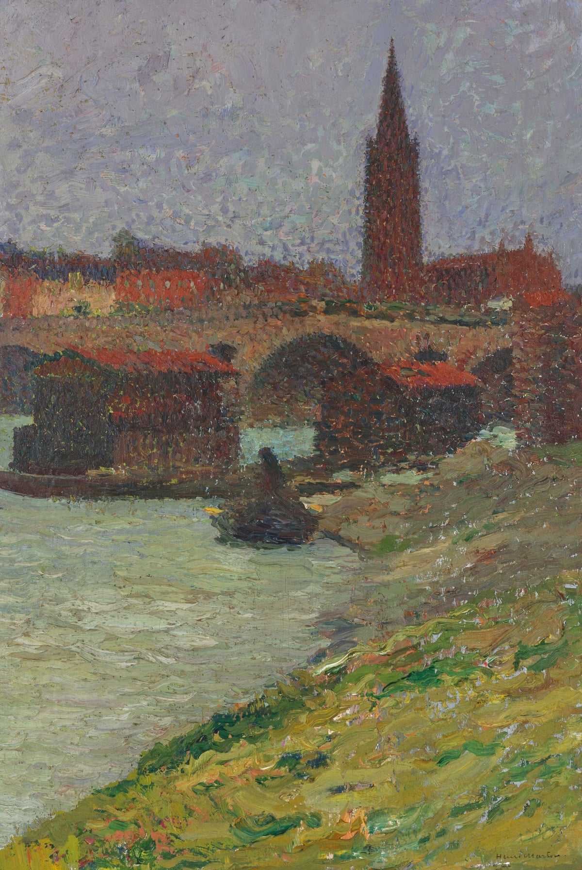Henri Martin — La Dalbade, Toulouse | Pointillist Landscape Print