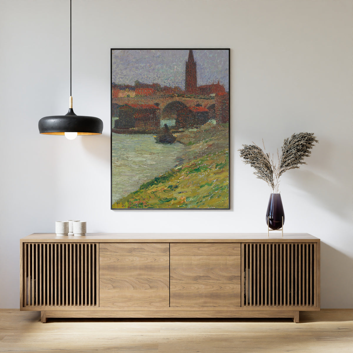 Henri Martin — La Dalbade, Toulouse | Pointillist Landscape Print