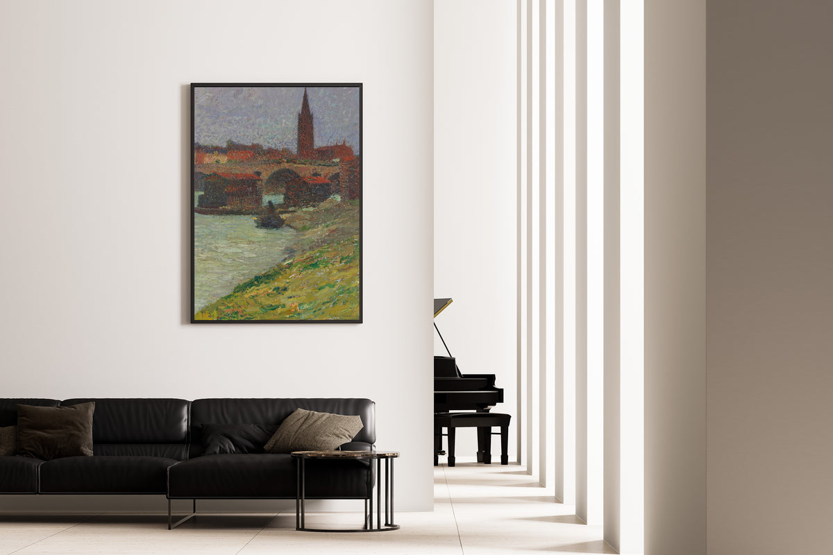 Henri Martin — La Dalbade, Toulouse | Pointillist Landscape Print