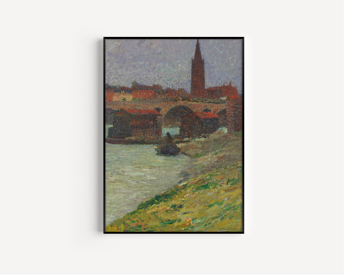 Henri Martin — La Dalbade, Toulouse | Pointillist Landscape Print