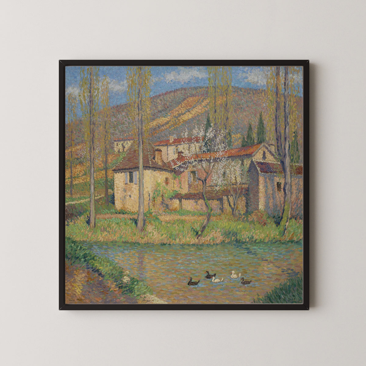 Henri Martin — La Maison du Vert | Pointillist Landscape Print