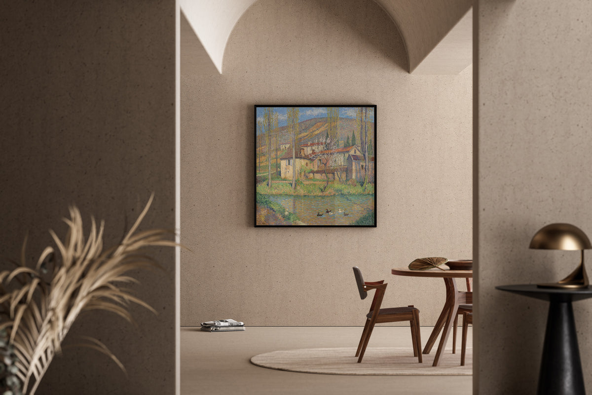 Henri Martin — La Maison du Vert | Pointillist Landscape Print