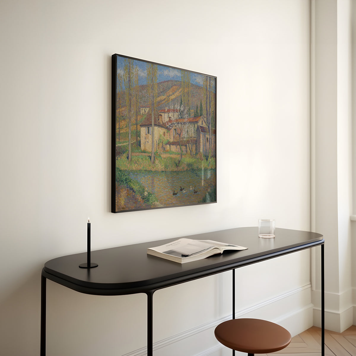 Henri Martin — La Maison du Vert | Pointillist Landscape Print