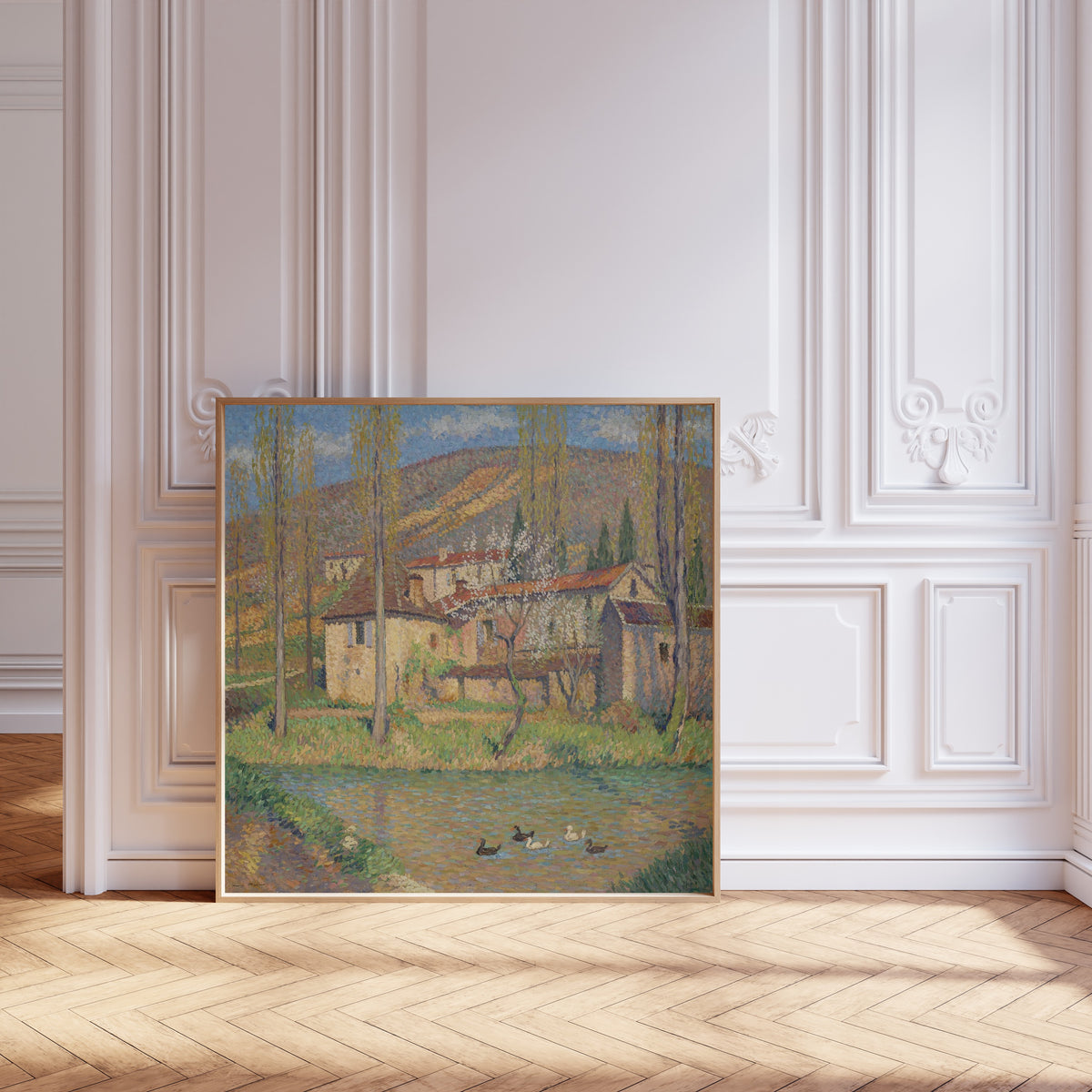 Henri Martin — La Maison du Vert | Pointillist Landscape Print