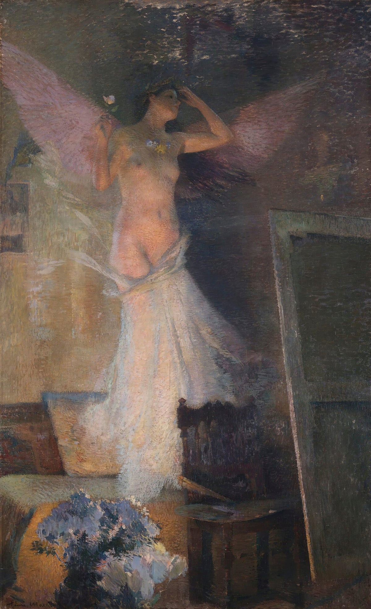 Henri Martin — La Muse du peintre | Symbolist Art Print