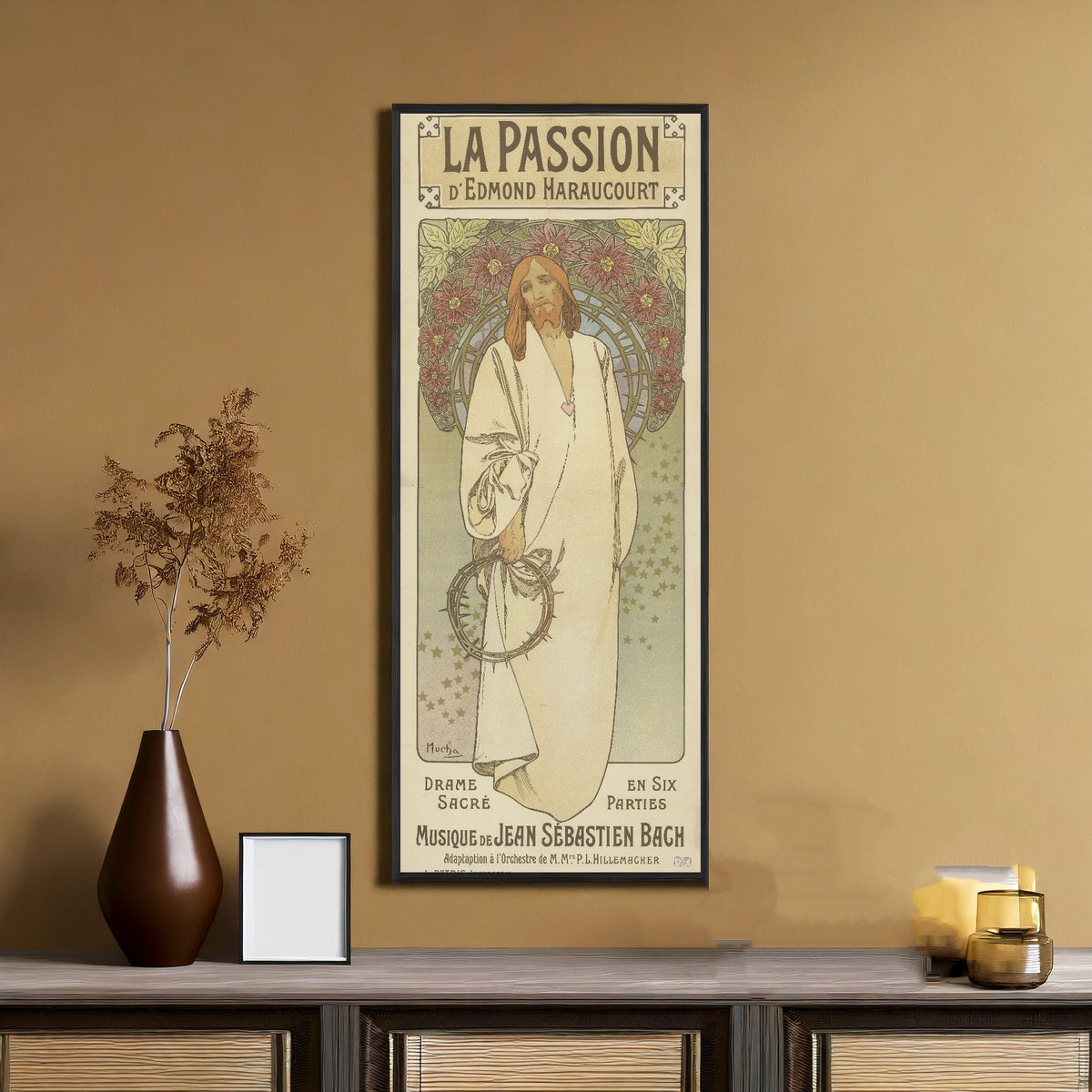 Alphonse Mucha — La Passion d'Edmond Haraucourt | Vintage Poster Print