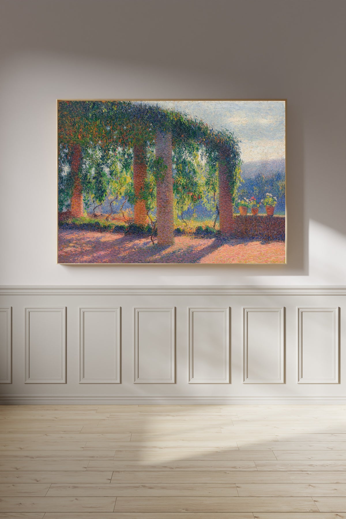 Henri Martin — La Pergola de la cuisine à Marquayrol | Pointillist Landscape Print