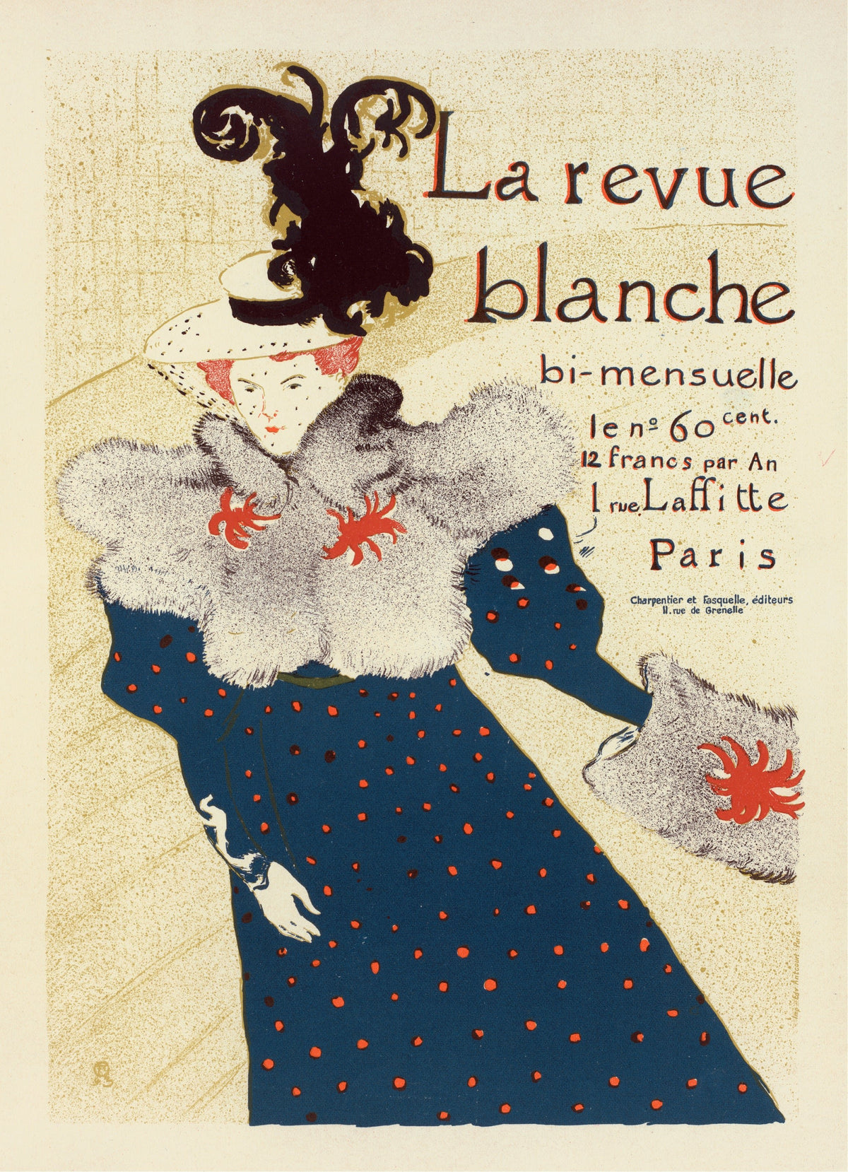 Henri de Toulouse-Lautrec — La Revue Blanche | Vintage Poster Print
