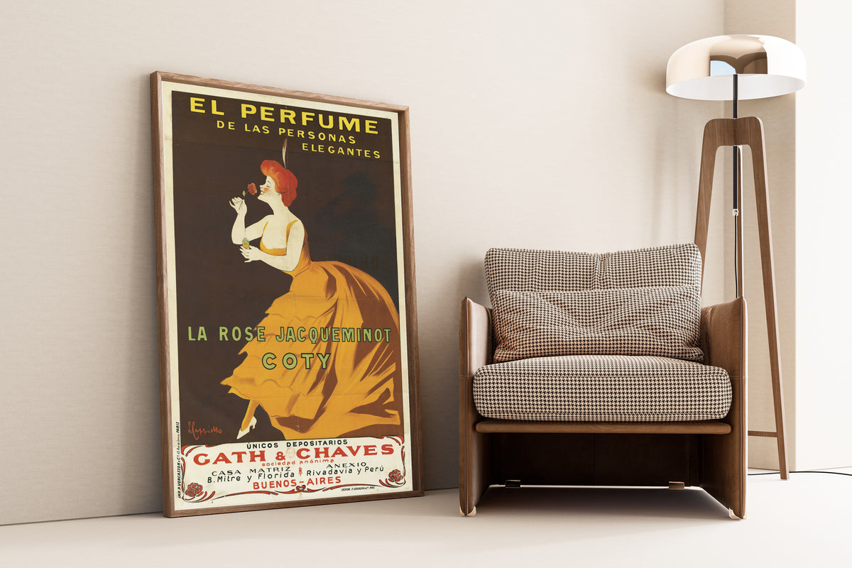 Leonetto Cappiello — La Rose Jacqueminot Coty | Vintage Poster Print