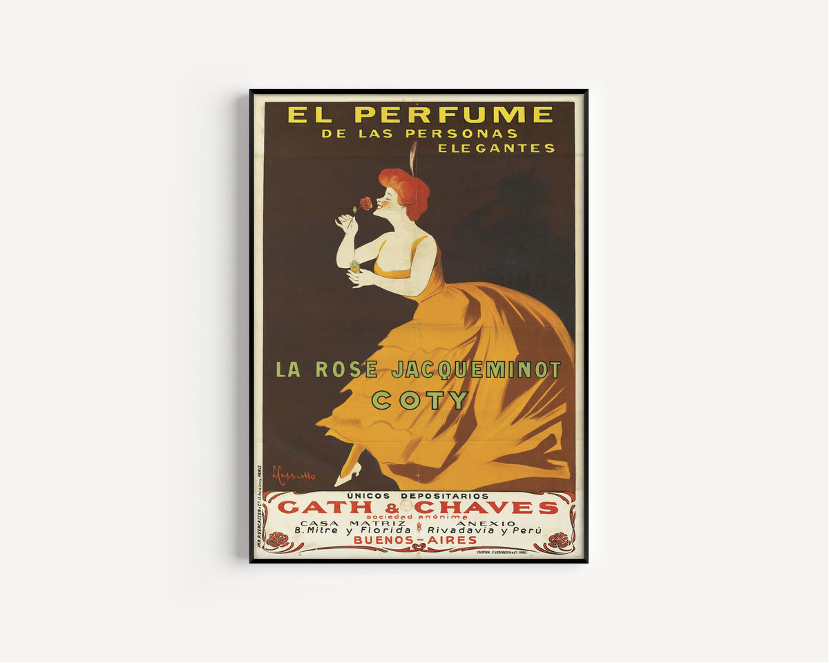 Leonetto Cappiello — La Rose Jacqueminot Coty | Vintage Poster Print