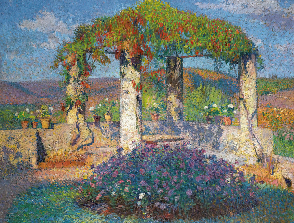 Henri Martin — La Tonnelle de l'angle nord-ouest du parc de Marquayrol | Pointillist Landscape Print