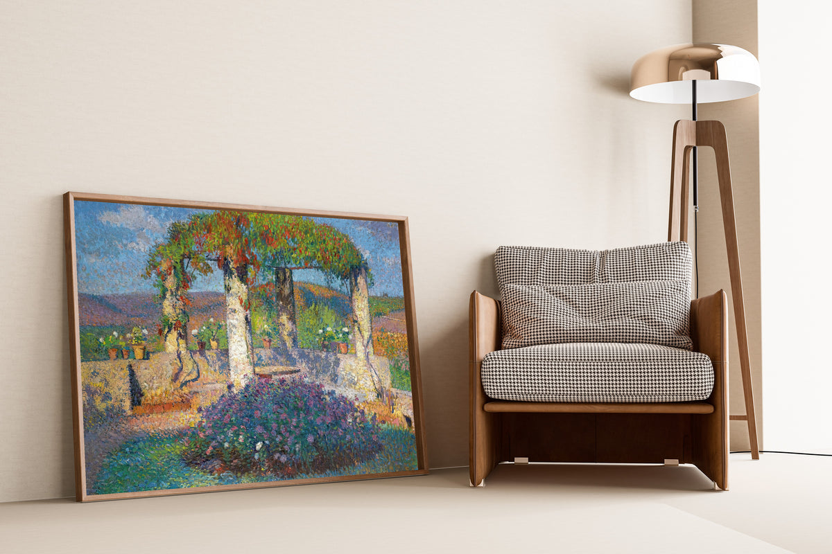 Henri Martin — La Tonnelle de l'angle nord-ouest du parc de Marquayrol | Pointillist Landscape Print