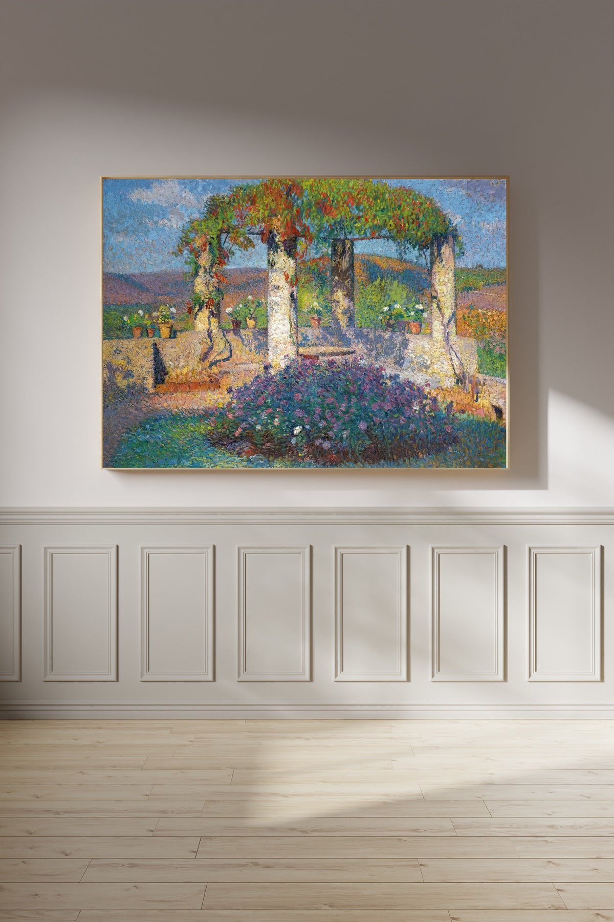 Henri Martin — La Tonnelle de l'angle nord-ouest du parc de Marquayrol | Pointillist Landscape Print