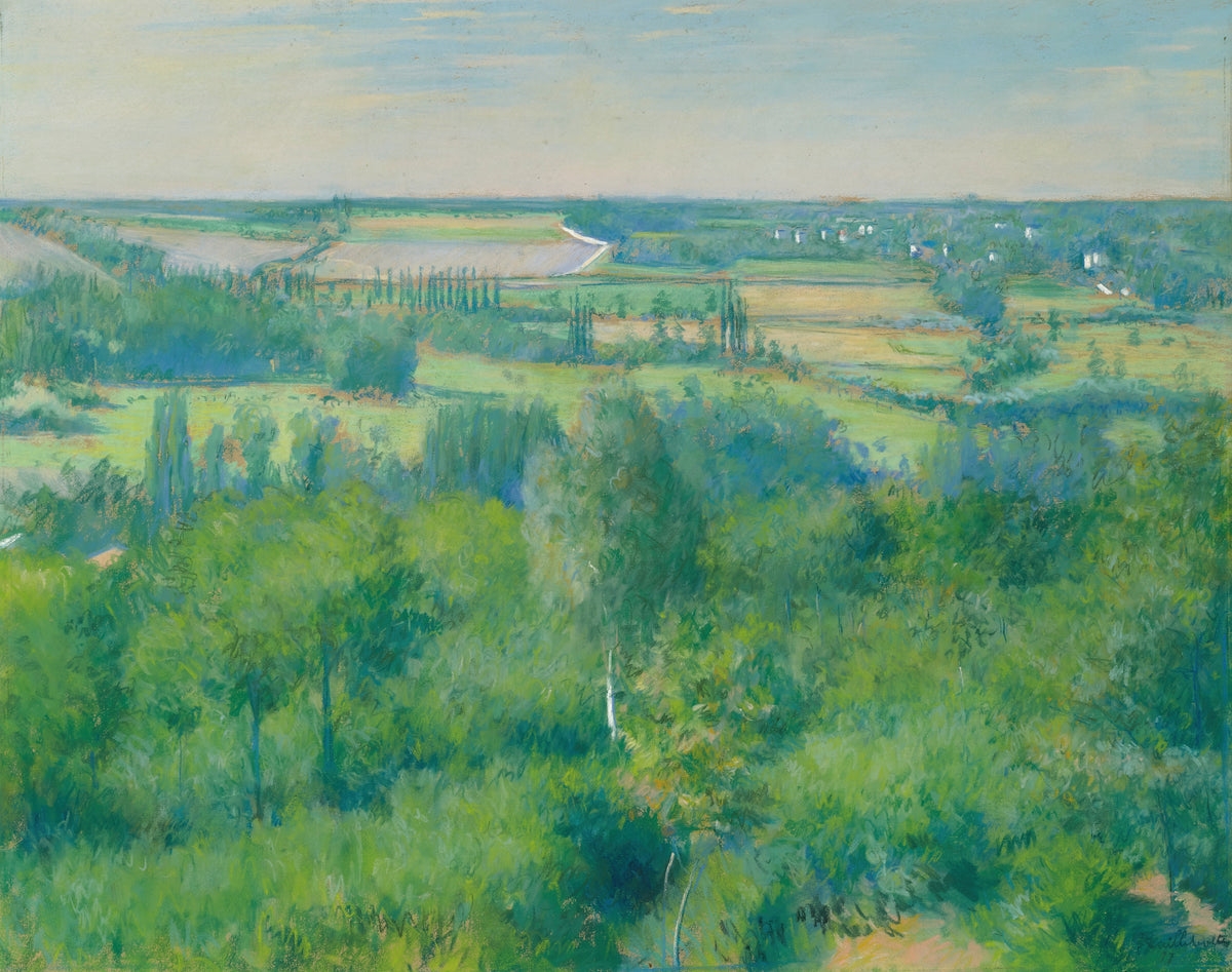 Gustave Caillebotte — La Vallée de l'Yerres | Fine Art Print
