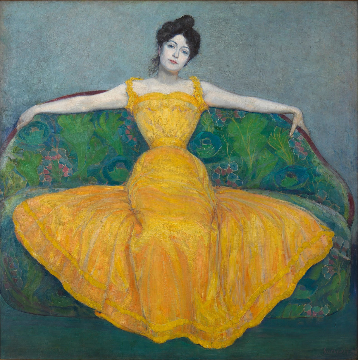 Max Kurzweil — Lady in Yellow | Fine Art Print