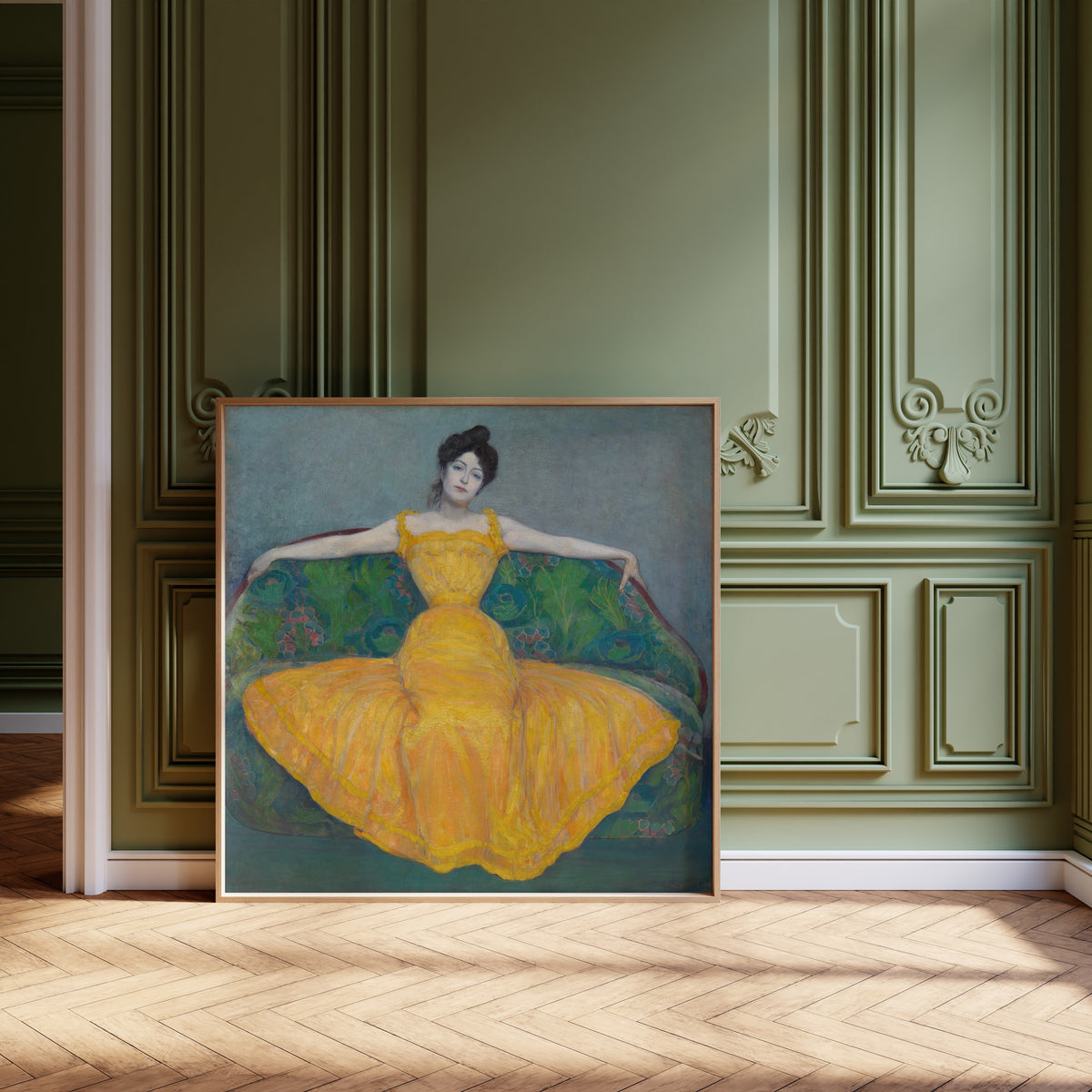 Max Kurzweil — Lady in Yellow | Fine Art Print