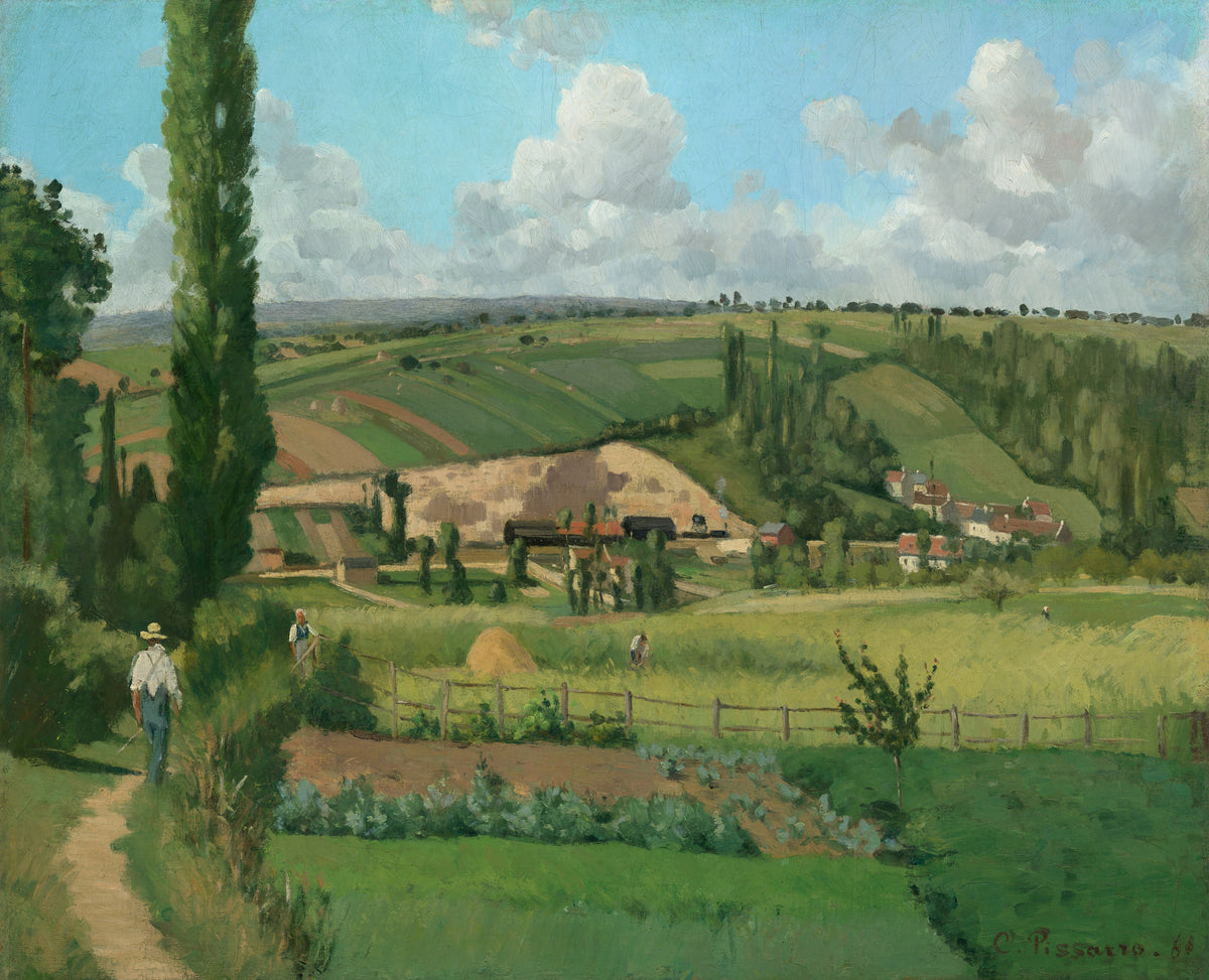 Camille Pissarro — Landscape at Les Pâtis, Pontoise | Fine Art Print