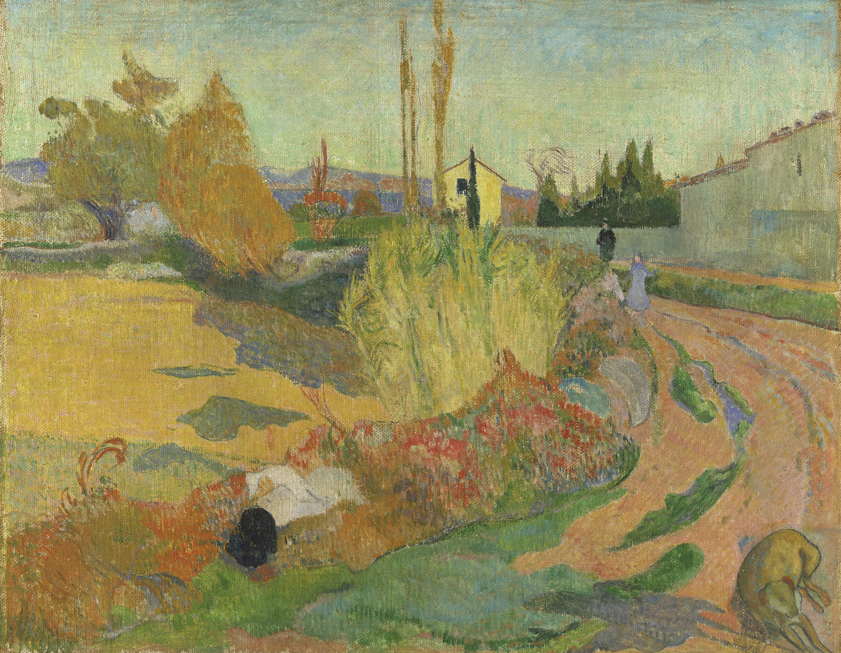 Paul Gauguin — Landscape from Arles (Pink Road with a Dog) | Fine Art Print
