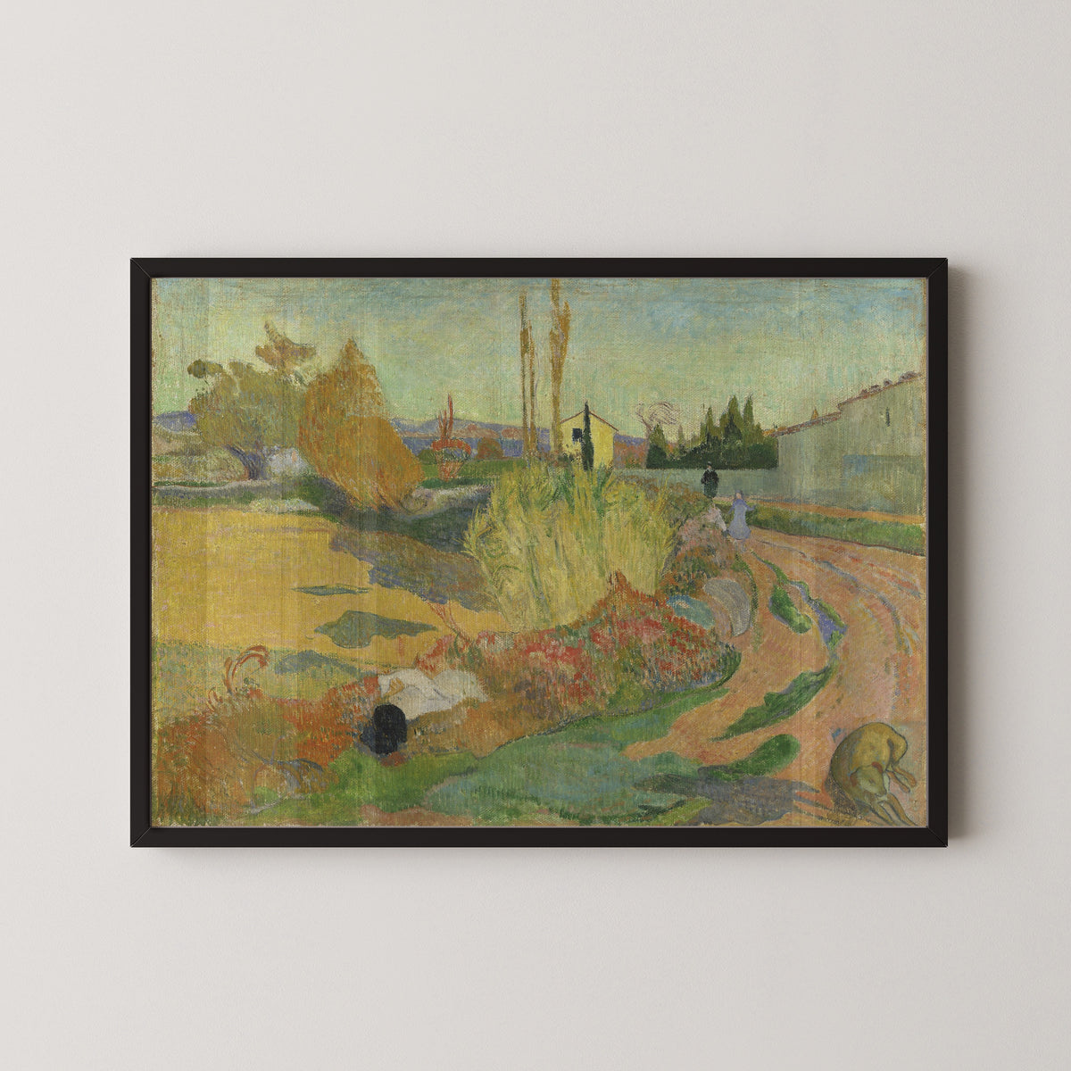 Paul Gauguin — Landscape from Arles (Pink Road with a Dog) | Fine Art Print