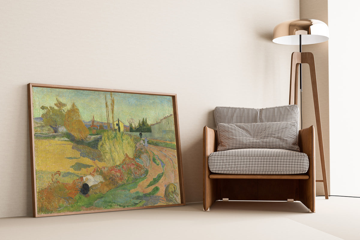 Paul Gauguin — Landscape from Arles (Pink Road with a Dog) | Fine Art Print
