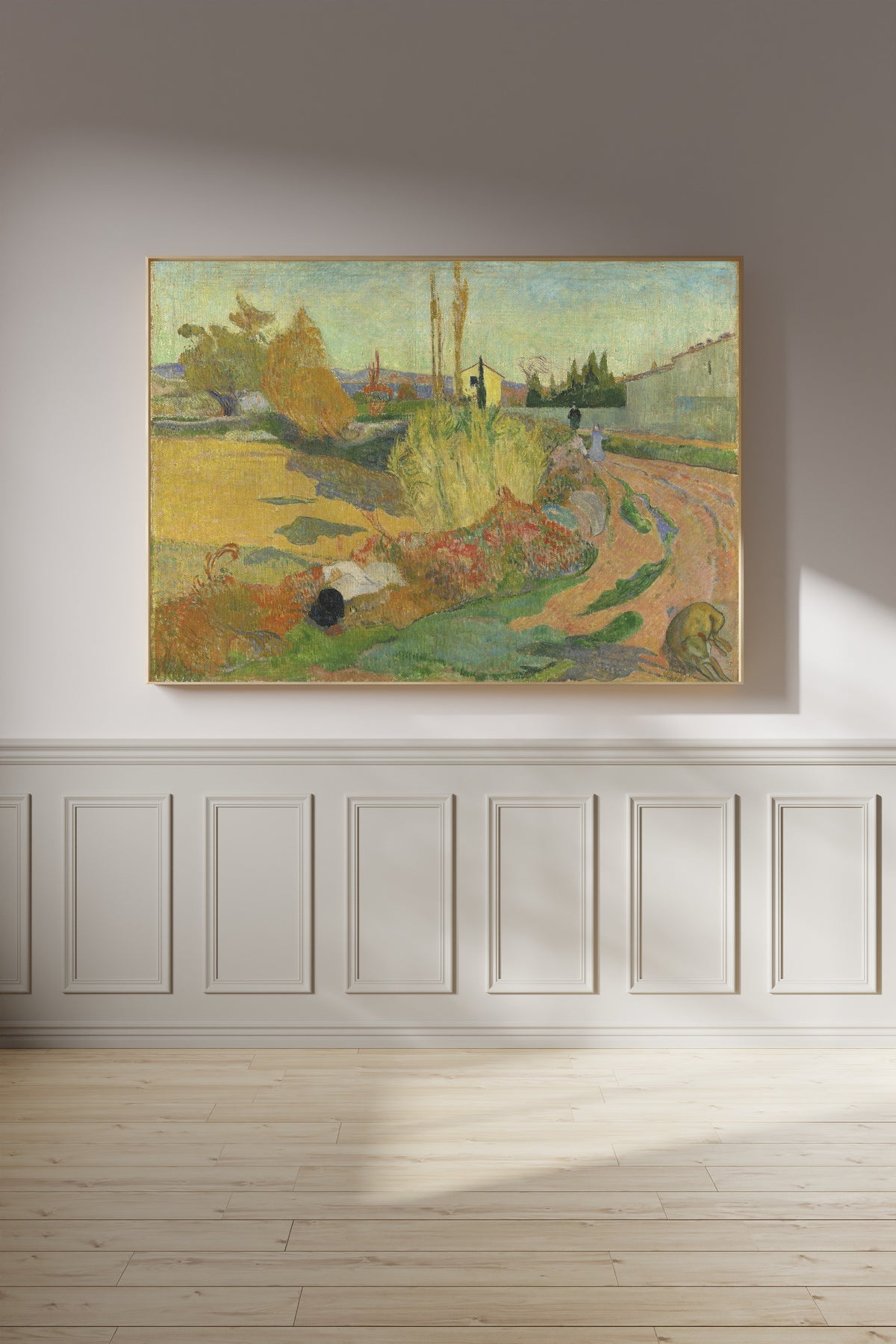 Paul Gauguin — Landscape from Arles (Pink Road with a Dog) | Fine Art Print