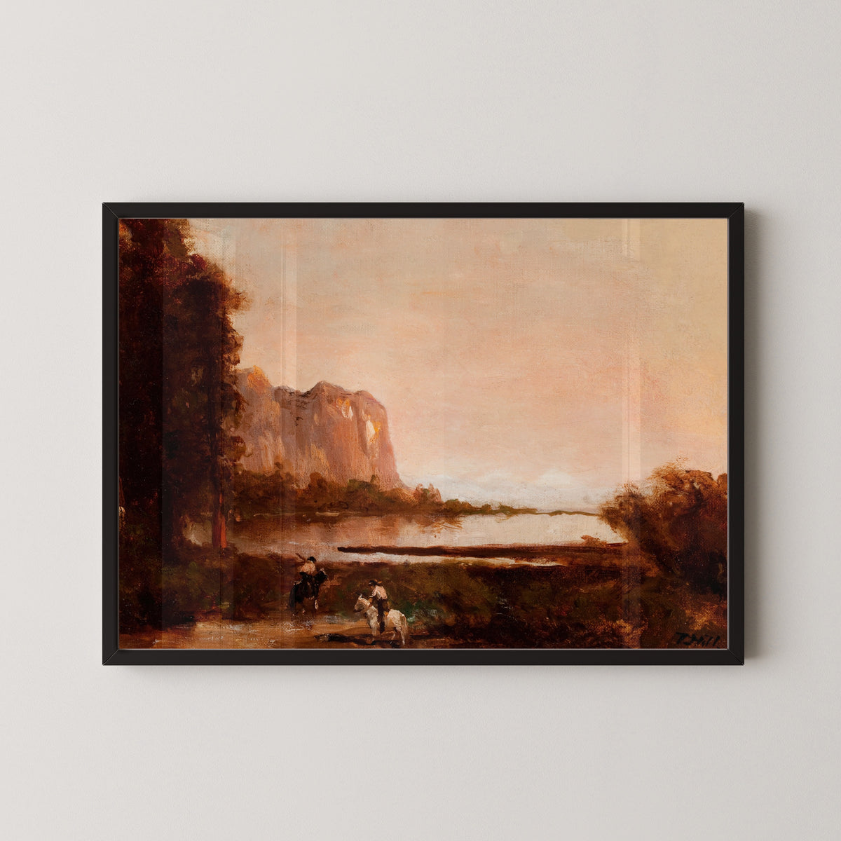 Thomas Hill — Landscape with Two Indians | Landscape Fine Art Print