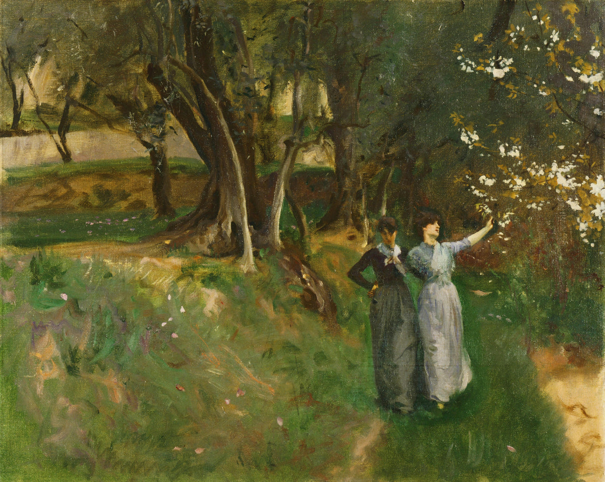 John Singer Sargent — Landscape with Women in Foreground | Fine Art Print