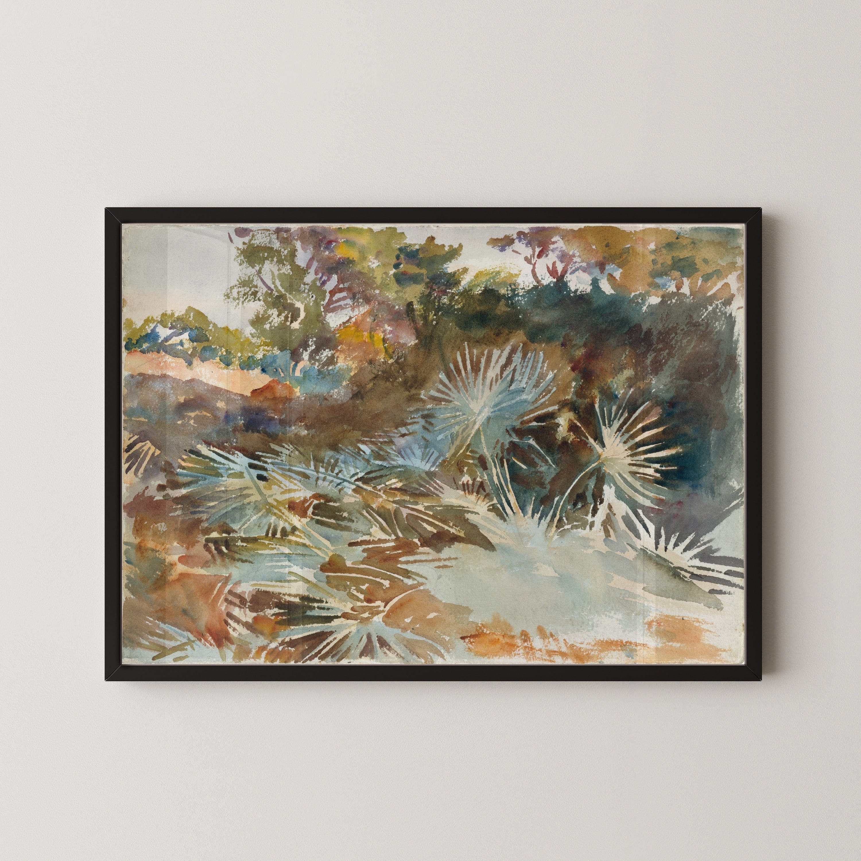 John Singer Sargent — Landscape with Palmettos | Fine Art Print
