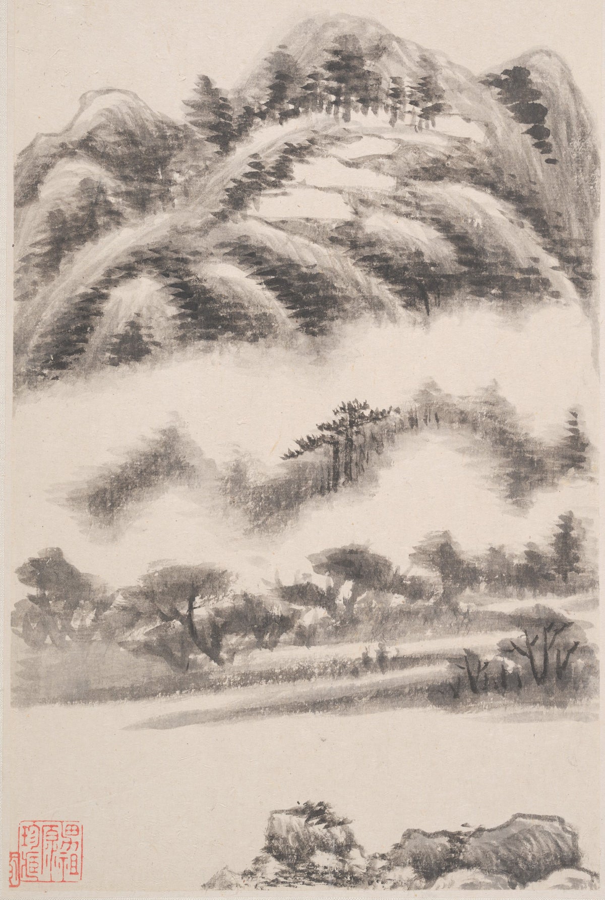 Dong Qichang — Landscapes after Old Masters | Chinese Ink Painting Art Print