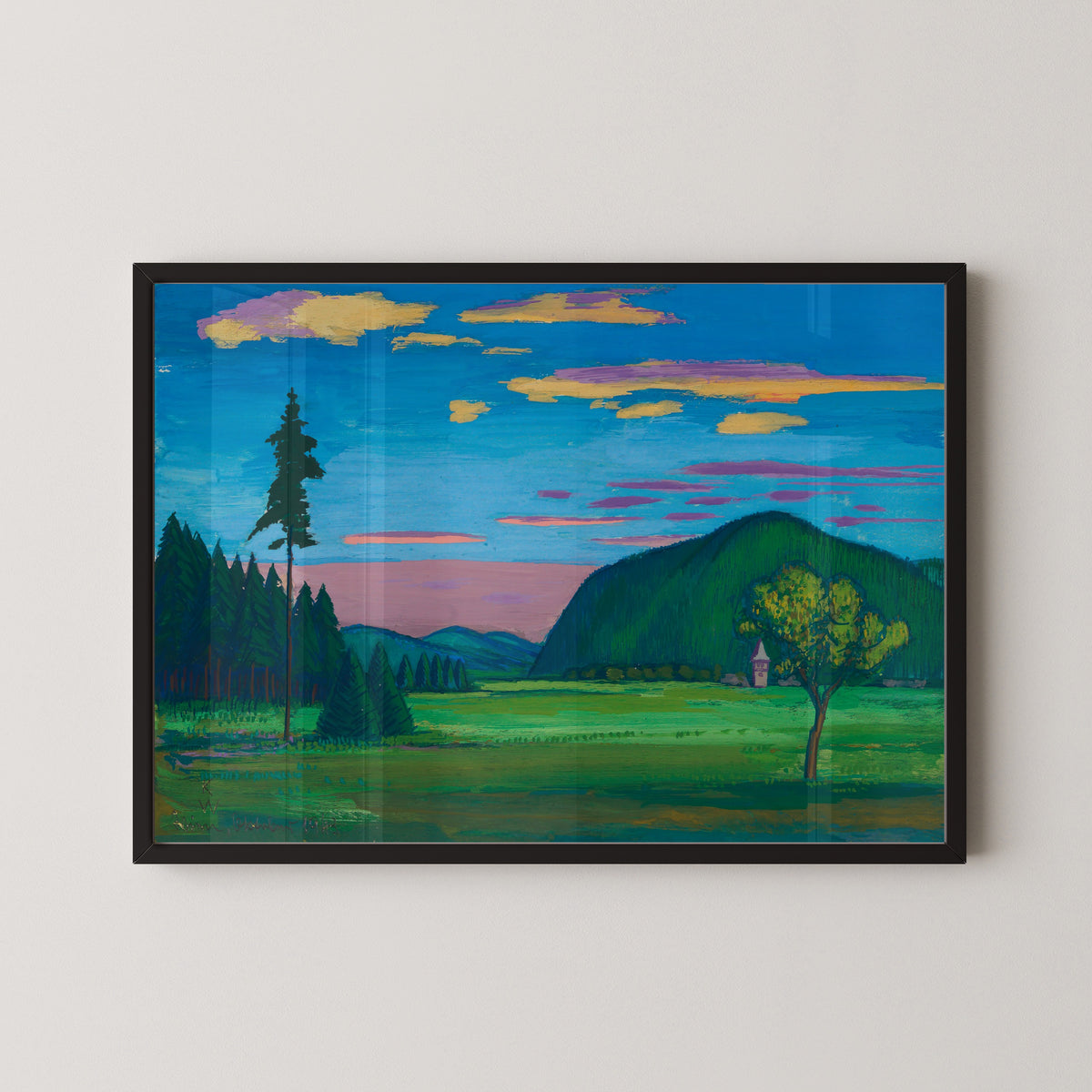 Karl Wiener — Landschaft III (Landscape III) | Modernist Landscape Print