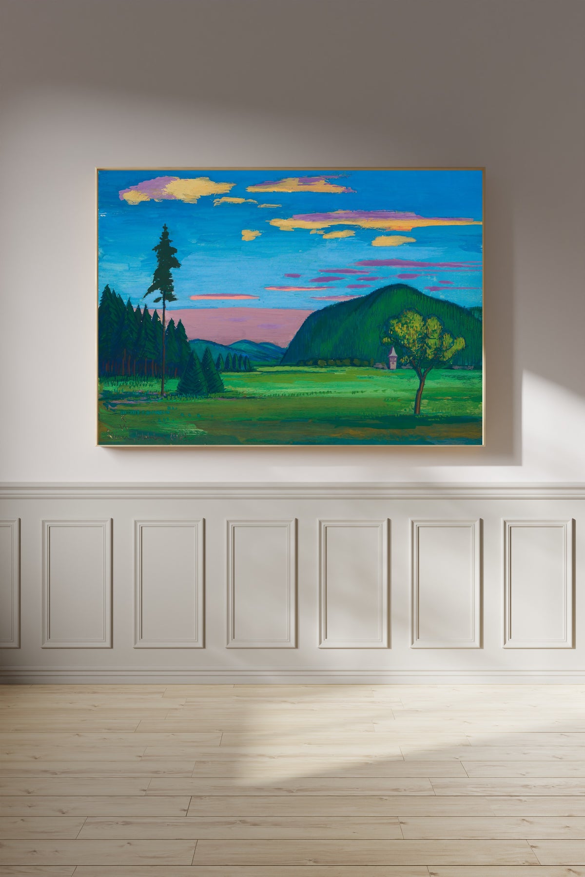 Karl Wiener — Landschaft III (Landscape III) | Modernist Landscape Print