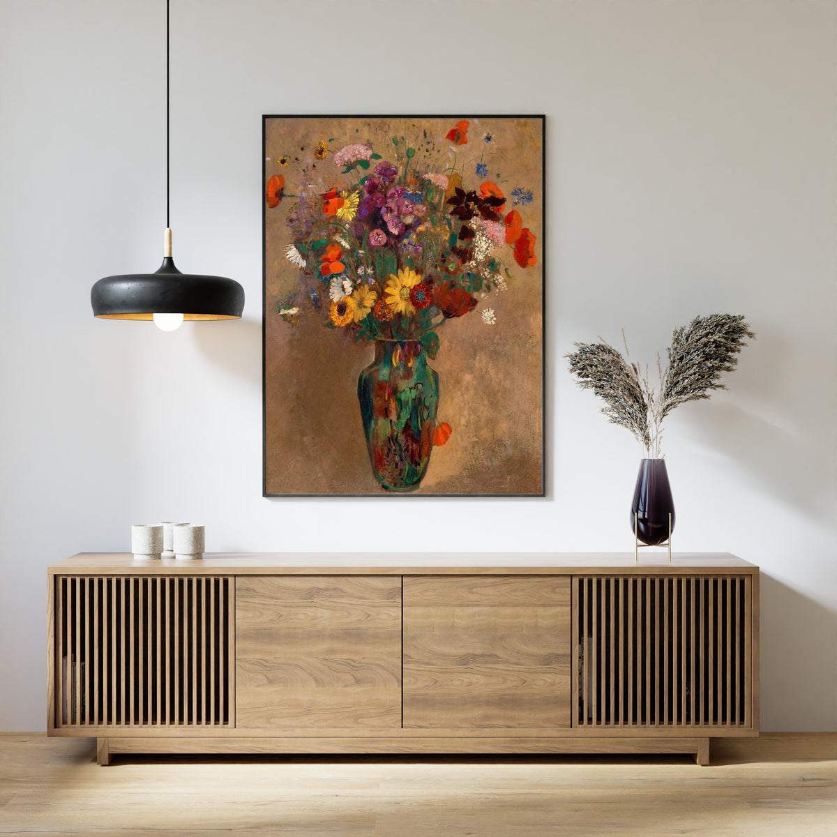 Odilon Redon — Large Bouquet of Wildflowers | Fine Art Print
