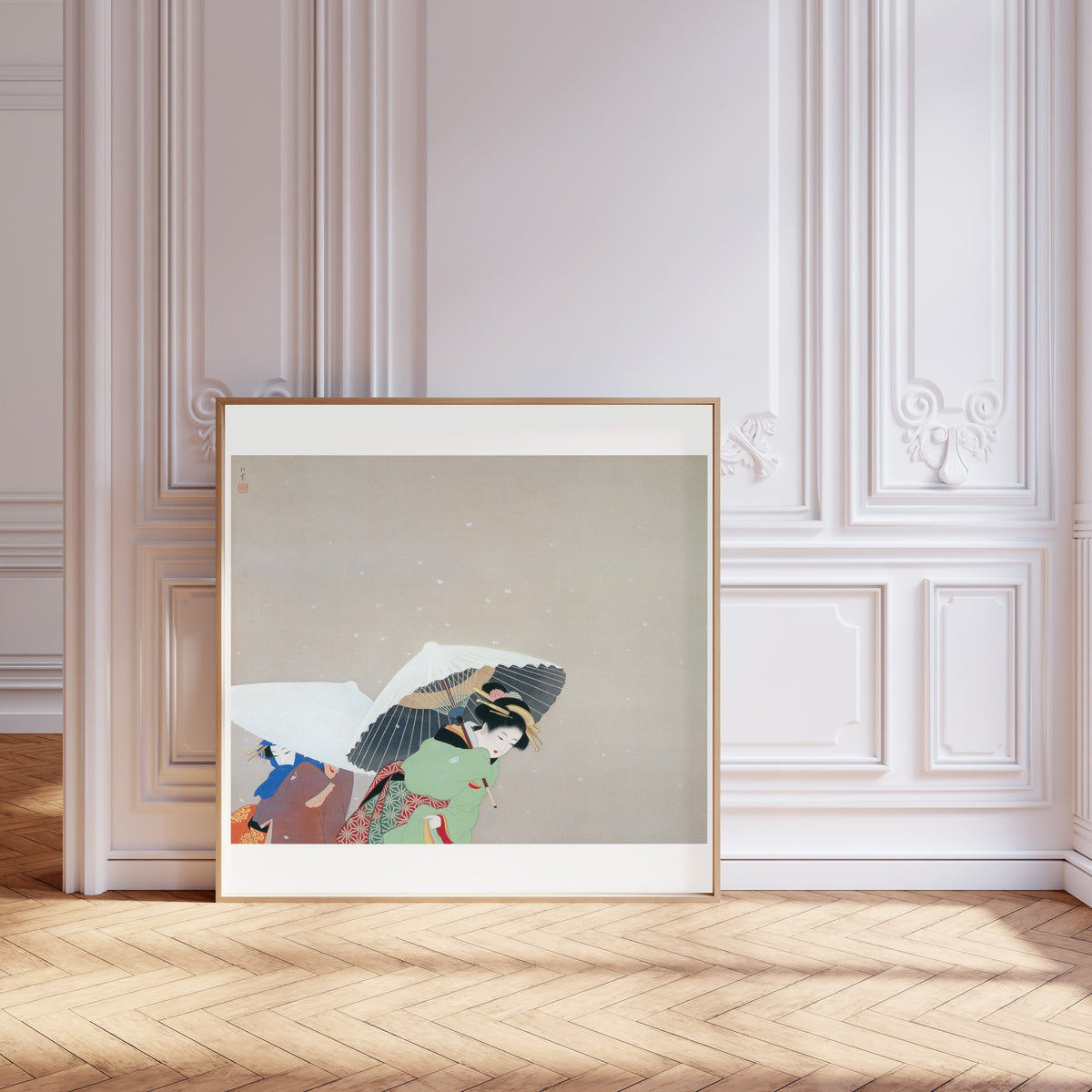Uemura Shōen — Large Snowflakes | Fine Art Print